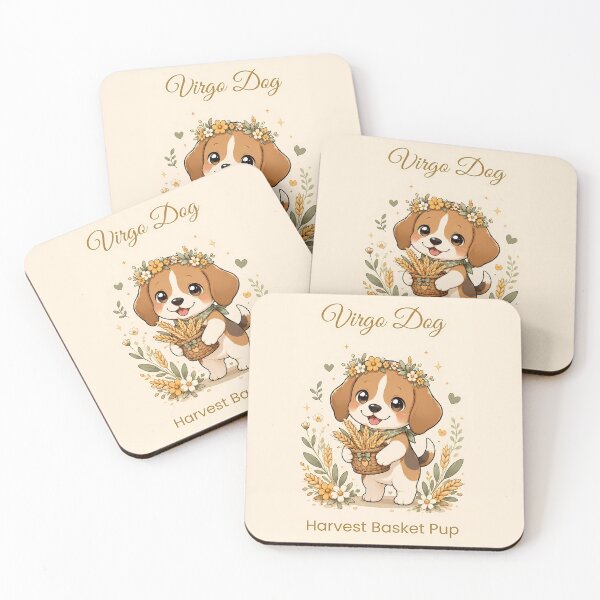Item preview, Cute Virgo Beagle Zodiac Earth Sign Dog Astrology designed and sold by ChubbyGoong.