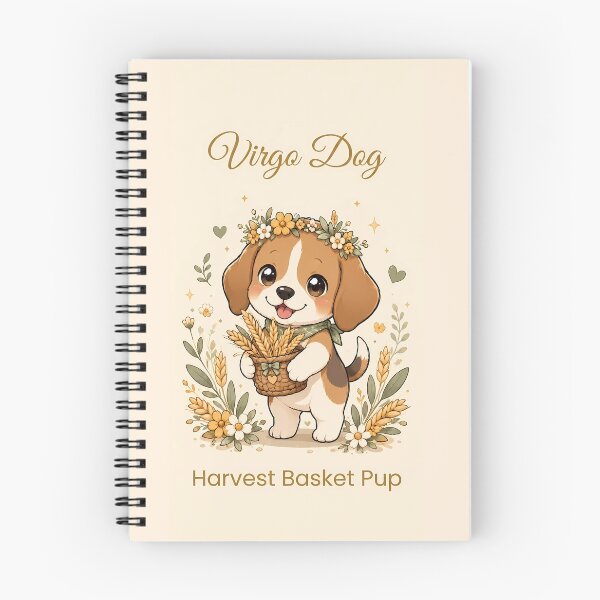 Item preview, Cute Virgo Beagle Zodiac Earth Sign Dog Astrology designed and sold by ChubbyGoong.
