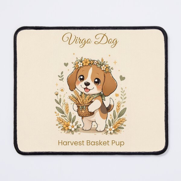 Item preview, Cute Virgo Beagle Zodiac Earth Sign Dog Astrology designed and sold by ChubbyGoong.