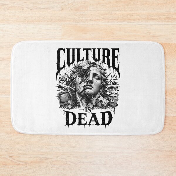 Item preview, Culture Is Dead Gothic Skull Statue Dark Streetwear T-Shirt designed and sold by Cavalier-org.