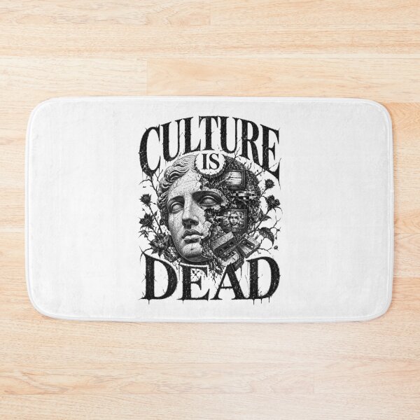 Item preview, Culture Is Dead Gothic Skull Statue Dark Streetwear T-Shirt designed and sold by Cavalier-org.