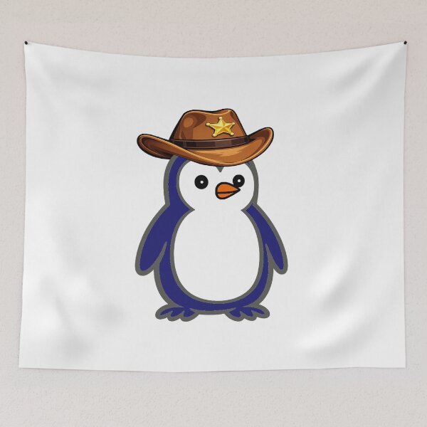 Item preview, Cowboy Sheriff Penguin - Funny Western Pippo designed and sold by Pippo-Penguin.