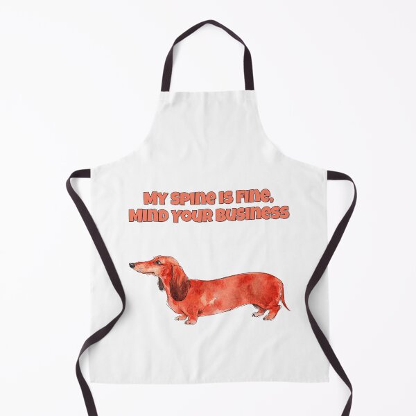 Item preview, Sarcastic Dachshund Back Problems Funny Dog Quote Art designed and sold by NatureUnleashed.