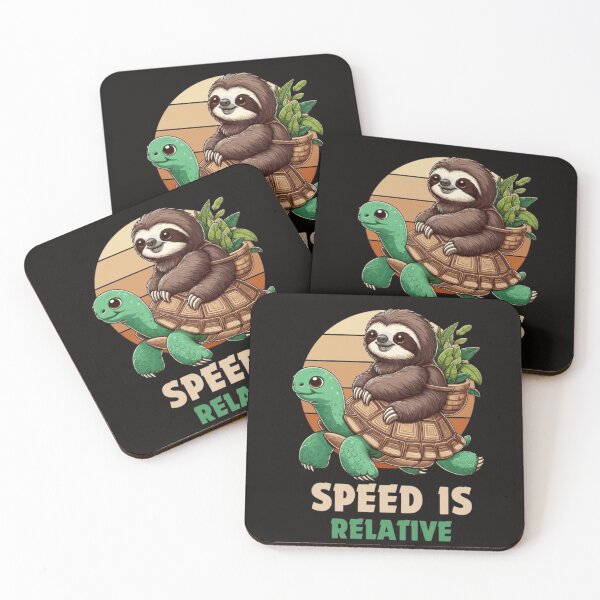 Item preview, Speed Is Relative Tortoise designed and sold by RajDeals.