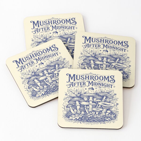 Item preview, Mushrooms After Midnight Vintage Gothic Fungi designed and sold by 89shirts.
