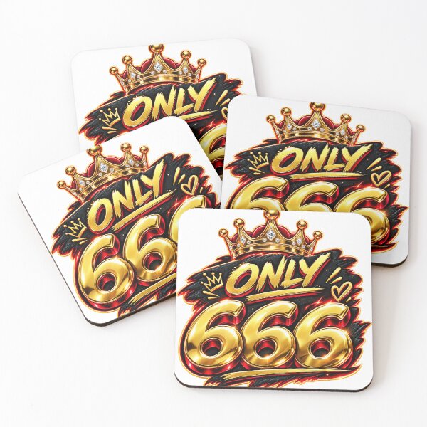 Item preview, Only 666 Bold Luxury Number Sticker designed and sold by 7526820081.
