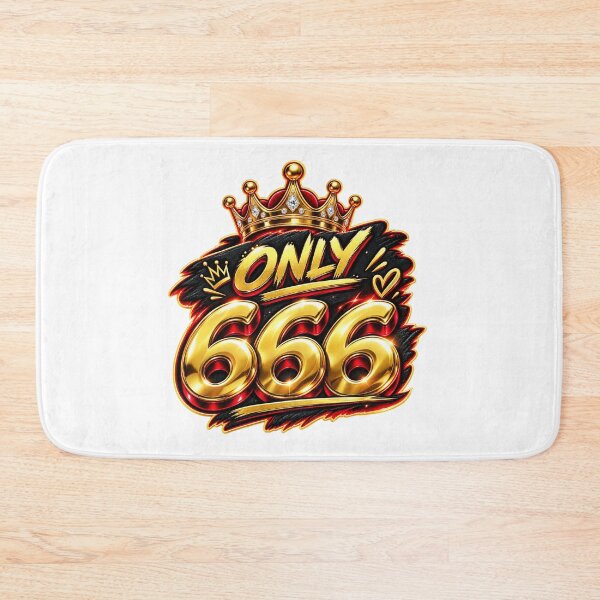 Item preview, Only 666 Bold Luxury Number Sticker designed and sold by 7526820081.