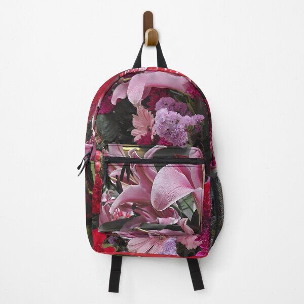 Item preview, Red Anthurium and Pink Lilies – Exotic Floral Arrangement Photography designed and sold by pbchan.