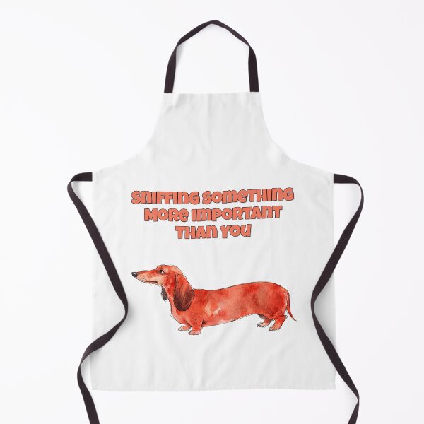 Item preview, Dismissive Dachshund Sniffing Funny Sarcastic Dog Art designed and sold by NatureUnleashed.