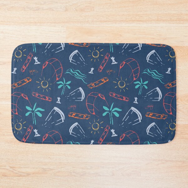 Item preview, Kite boarding summer vibes BLUE designed and sold by Stavrina_Art_Lab.