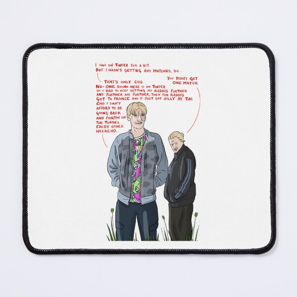 Item preview, Two Characters Talking About Tinder Dialogue designed and sold by MantisArmy.