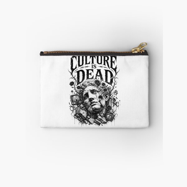 Item preview, Culture Is Dead Gothic Skull Statue Dark Streetwear T-Shirt designed and sold by Cavalier-org.