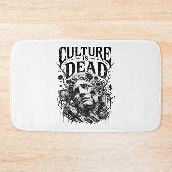 Item preview, Culture Is Dead Gothic Skull Statue Dark Streetwear T-Shirt designed and sold by Cavalier-org.