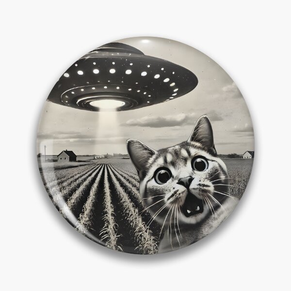 Item preview, Funny UFO Cat Selfie designed and sold by TeeVelora.