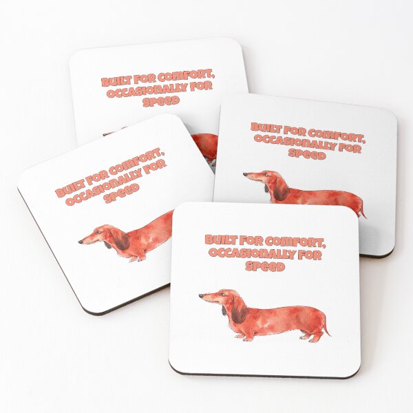 Item preview, Dachshund Built For Comfort Occasionally Speed Funny designed and sold by NatureUnleashed.
