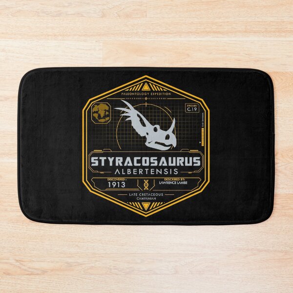 Item preview, Styracosaurus albertensis | Paleontology Expedition | Ceratopsian Skull & Late Cretaceous Map designed and sold by Grimtech Workshop.