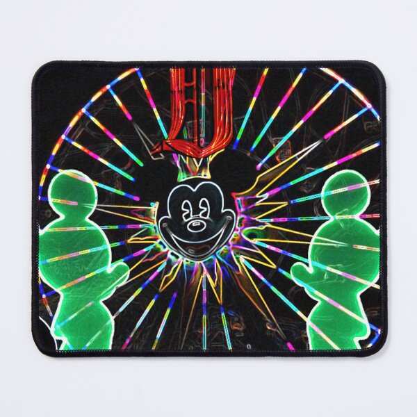 Item preview, Neon Mickey Mouse and Neon Ferris Wheel designed and sold by Wish Upon Art.