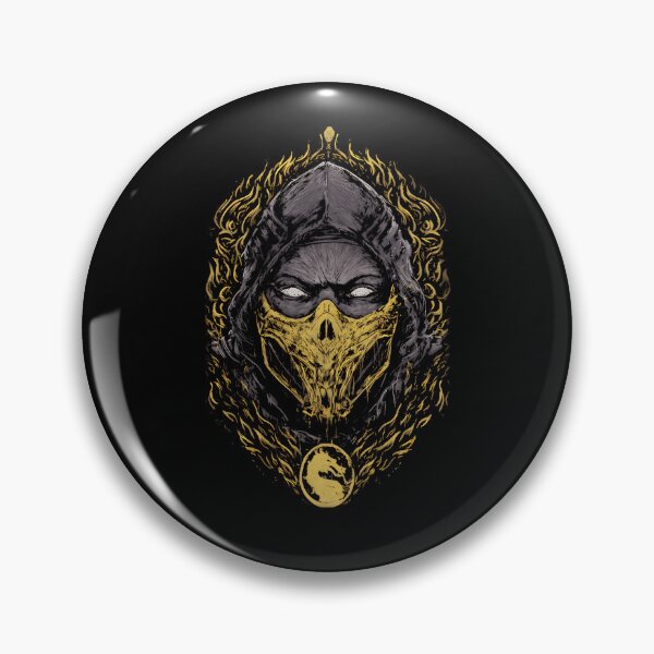 Item preview, Scorpion Ninja Mask In Flames designed and sold by MantisArmy.