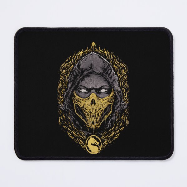 Item preview, Scorpion Ninja Mask In Flames designed and sold by MantisArmy.