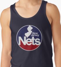 DEFUNCT - New Jersey Nets, Retro Basketball Tank Top
