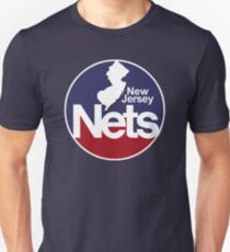 DEFUNCT - New Jersey Nets, Retro Basketball Unisex T-Shirt