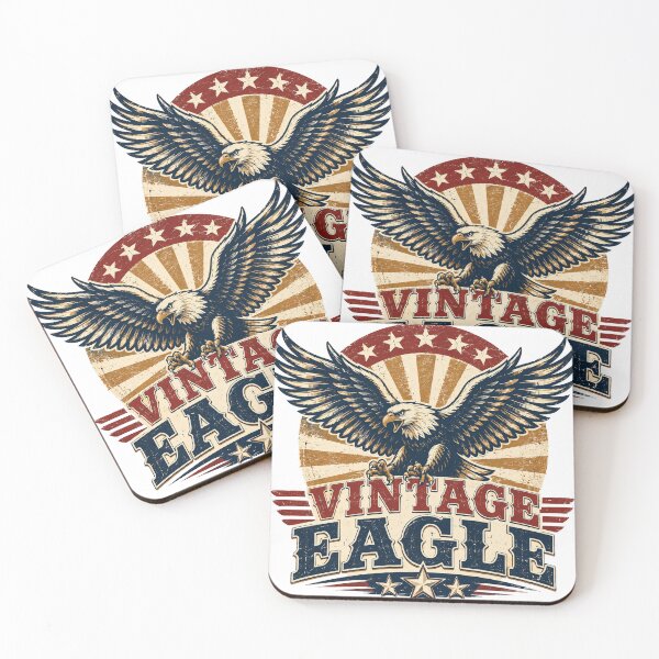Item preview,  Vintage Eagle Adventure Retro American Wilderness Design designed and sold by RobertArt08.