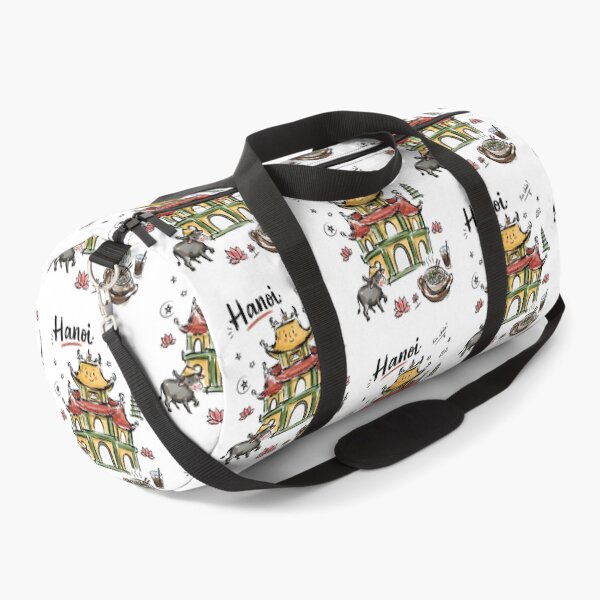 Item preview, Cute Hanoi Pagoda Vietnam Doodle Art v2 designed and sold by RamyGallery.