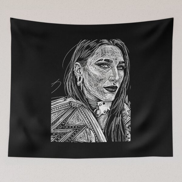 Item preview, Rhea ripley scribel art designed and sold by Zamziri.
