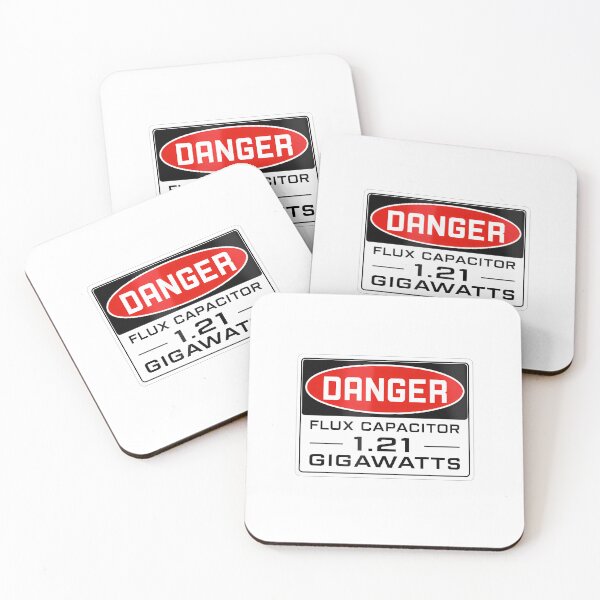 Item preview, 1.21 Gigawatts Warning Flux Capacitor Sticker designed and sold by THEJOHNJADS.