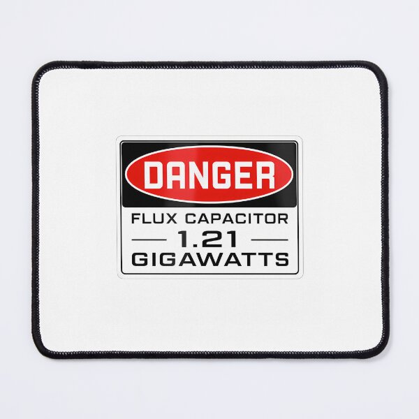 Item preview, 1.21 Gigawatts Warning Flux Capacitor Sticker designed and sold by THEJOHNJADS.