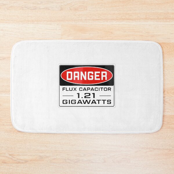 Item preview, 1.21 Gigawatts Warning Flux Capacitor Sticker designed and sold by THEJOHNJADS.