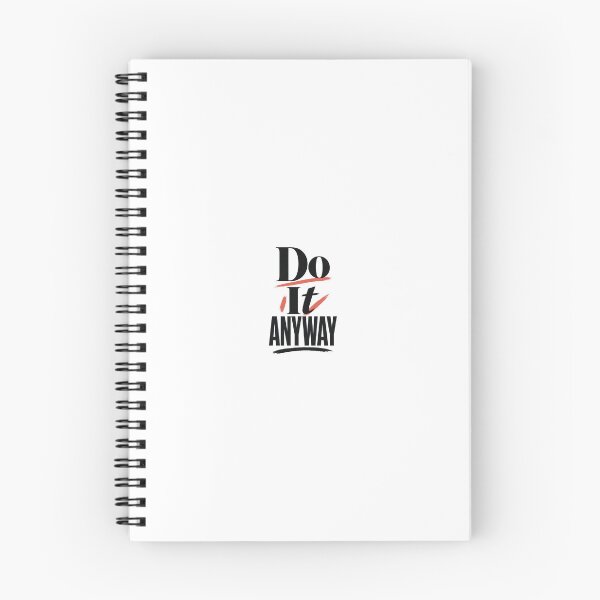 Item preview, Do It Anyway | Trendy Motivational Typography Design designed and sold by KaroxoStore.