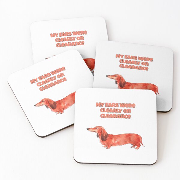 Item preview, Dachshund Floppy Ears Funny Watercolour Sarcastic Dog designed and sold by NatureUnleashed.