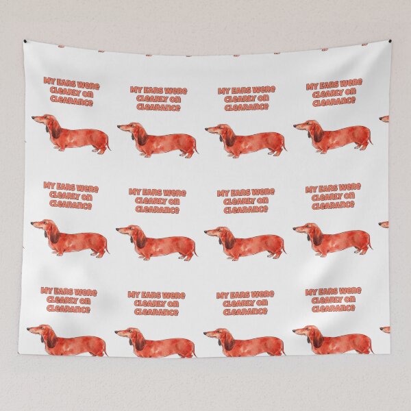 Item preview, Dachshund Floppy Ears Funny Watercolour Sarcastic Dog designed and sold by NatureUnleashed.