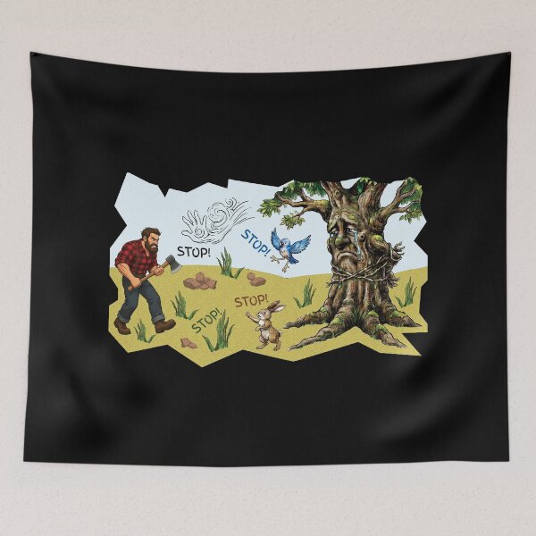 Item preview, Save The Trees designed and sold by ZSA Futuristic Art.