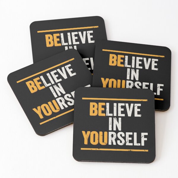 Item preview, Believe in Yourself Motivational Inspiration Positive Quote designed and sold by CF_VintageDesign.