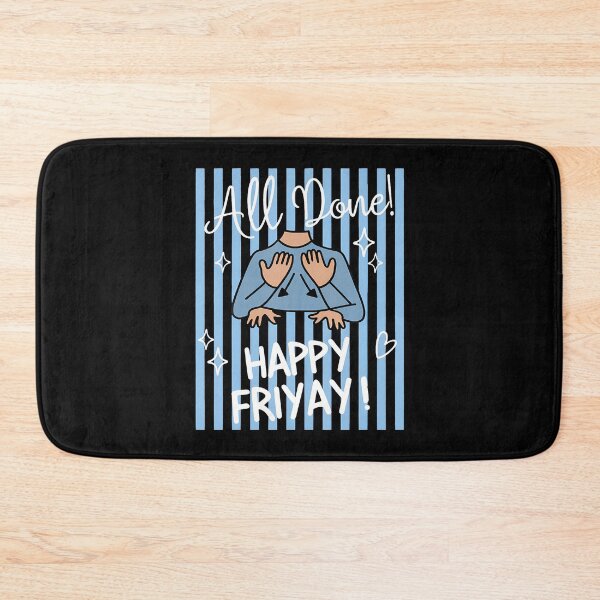 Item preview, Striped All Done Happy Friyay Asl Sign Language Sped Teacher designed and sold by ripgoatclothing.