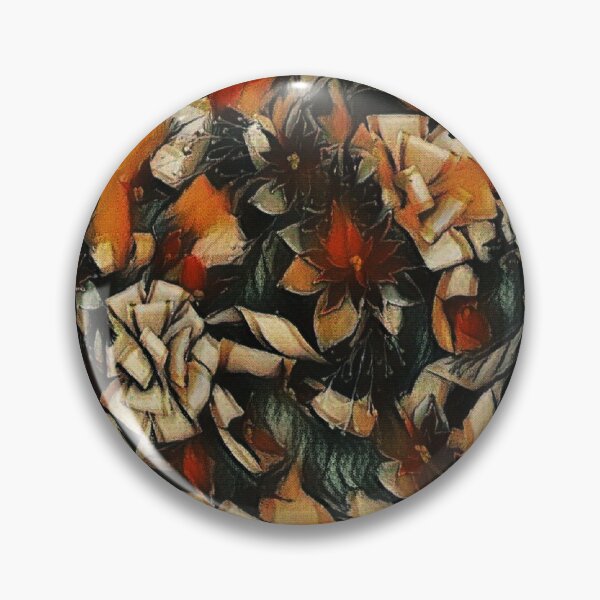 Item preview, Burnt Orange Floral Fragmentation designed and sold by Absractshop4942.