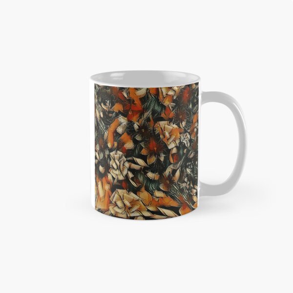 Item preview, Burnt Orange Floral Fragmentation designed and sold by Absractshop4942.
