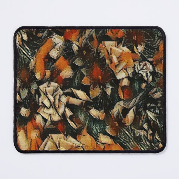 Item preview, Burnt Orange Floral Fragmentation designed and sold by Absractshop4942.