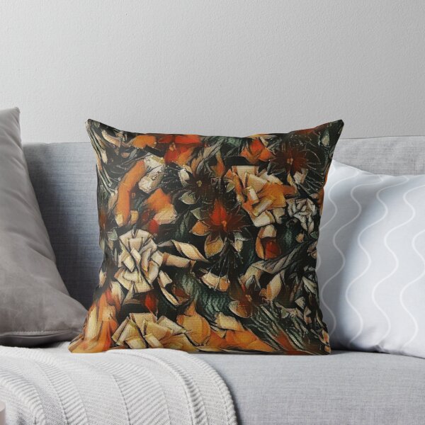Item preview, Burnt Orange Floral Fragmentation designed and sold by Absractshop4942.