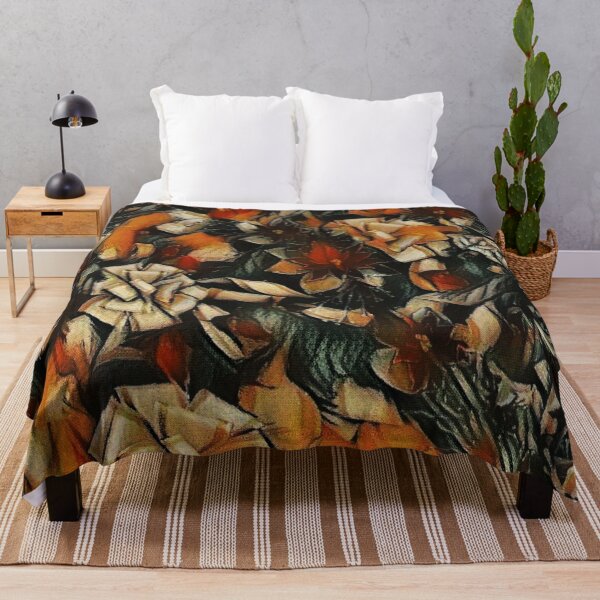 Item preview, Burnt Orange Floral Fragmentation designed and sold by Absractshop4942.