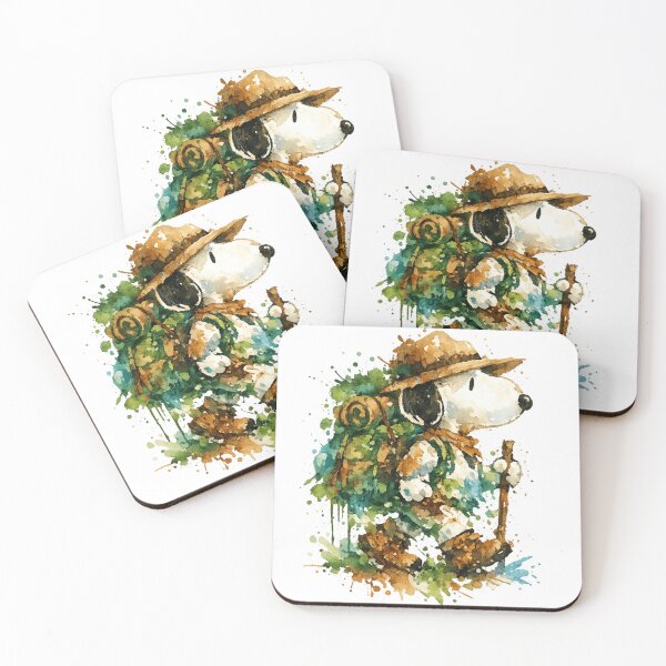 Item preview, Snoopy’s Watercolor Hiking Adventure designed and sold by teemix.