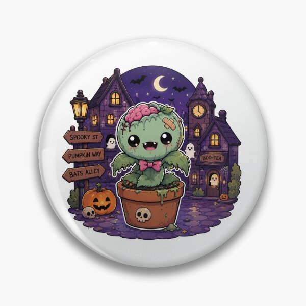 Item preview, Cute Plant Zombie Halloween Spooky Cute Kawaii Zombie Houseplant designed and sold by Yellowriversss.