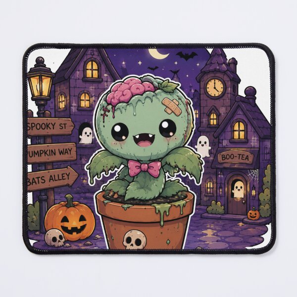 Item preview, Cute Plant Zombie Halloween Spooky Cute Kawaii Zombie Houseplant designed and sold by Yellowriversss.