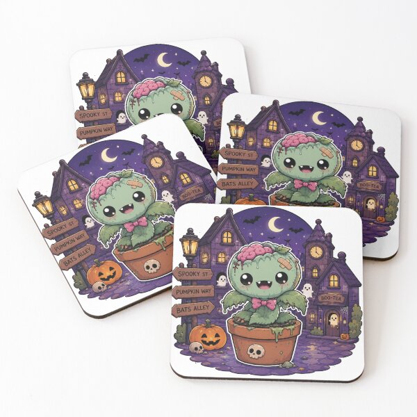 Item preview, Cute Plant Zombie Halloween Spooky Cute Kawaii Zombie Houseplant designed and sold by Yellowriversss.