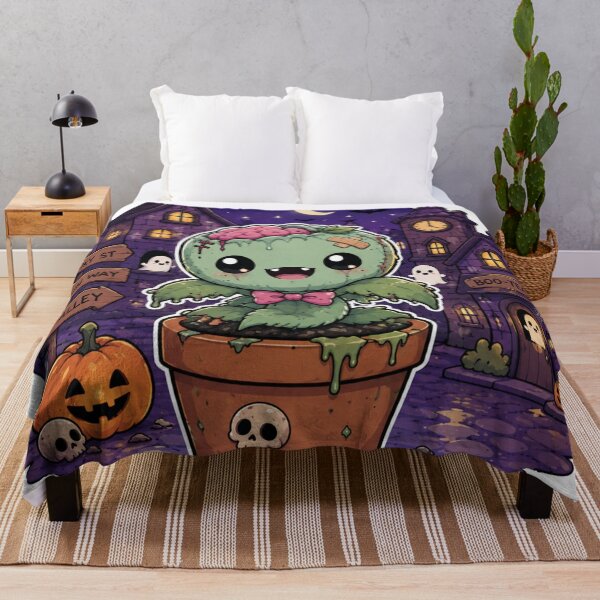 Item preview, Cute Plant Zombie Halloween Spooky Cute Kawaii Zombie Houseplant designed and sold by Yellowriversss.