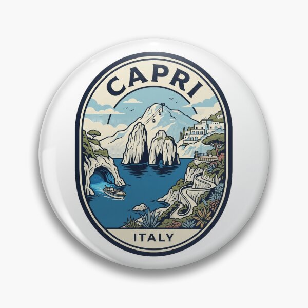 Item preview, Capri Italy Vintage Travel Emblem designed and sold by k3rstman1.