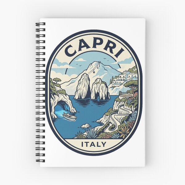 Item preview, Capri Italy Vintage Travel Emblem designed and sold by k3rstman1.