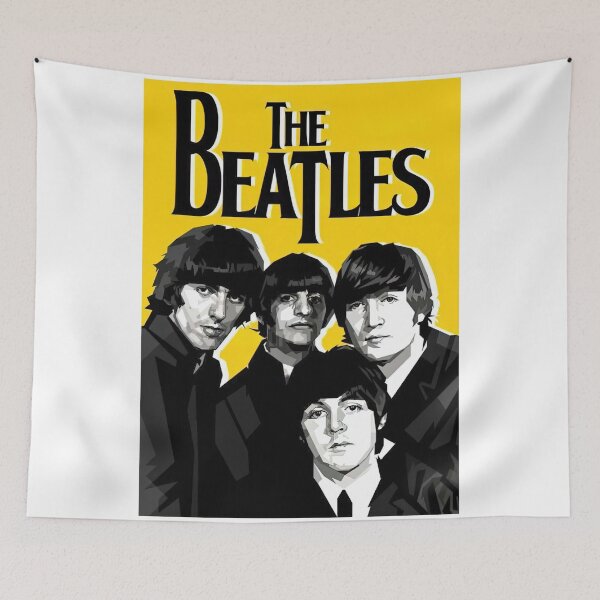 Item preview, Black and Yellow Vintage Pop Art Poster designed and sold by telezahens.